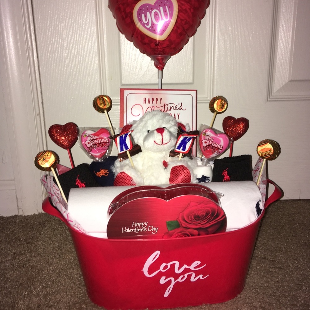 LAST 1 Polo Valentines man basket extra large NWT - Picture 1 of 5